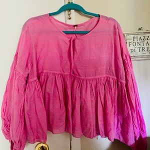 Free People Peasant Top NWOT